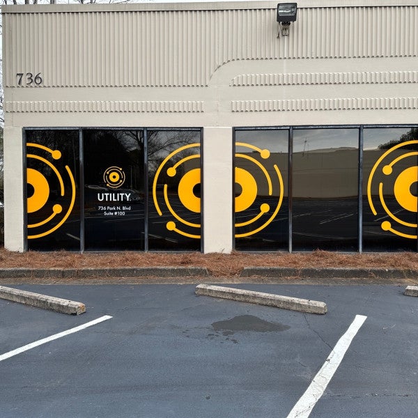 Utility Window Vinyl in Decatur