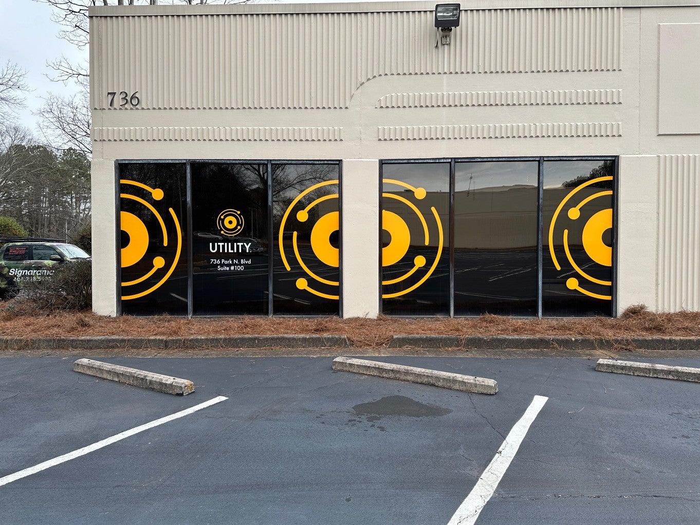 Utility Window Vinyl in Decatur