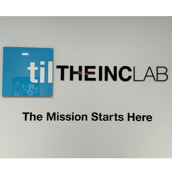 Reception Sign, The INC Lab in Tysons Corner, VA