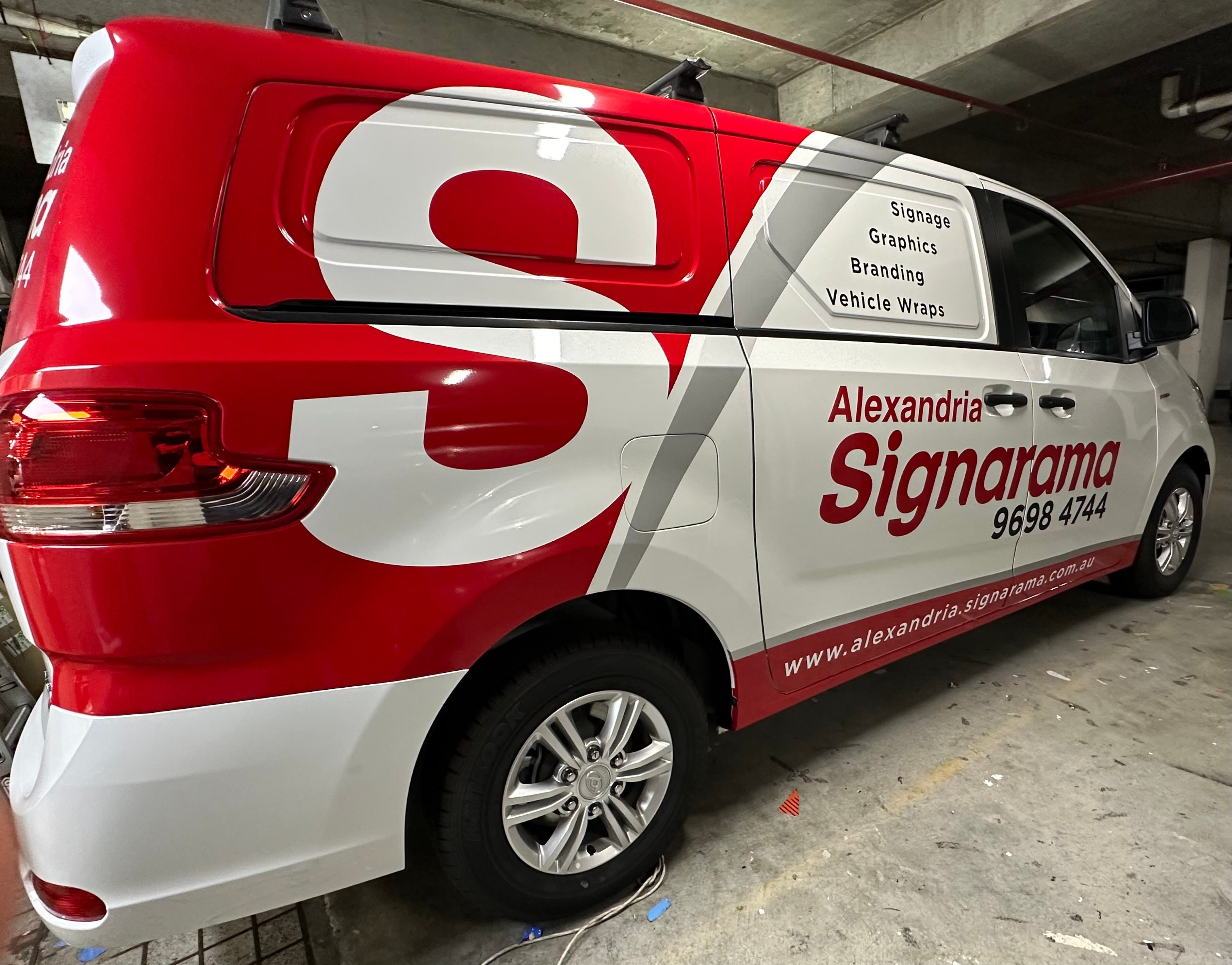 New Signarama Van Wrap