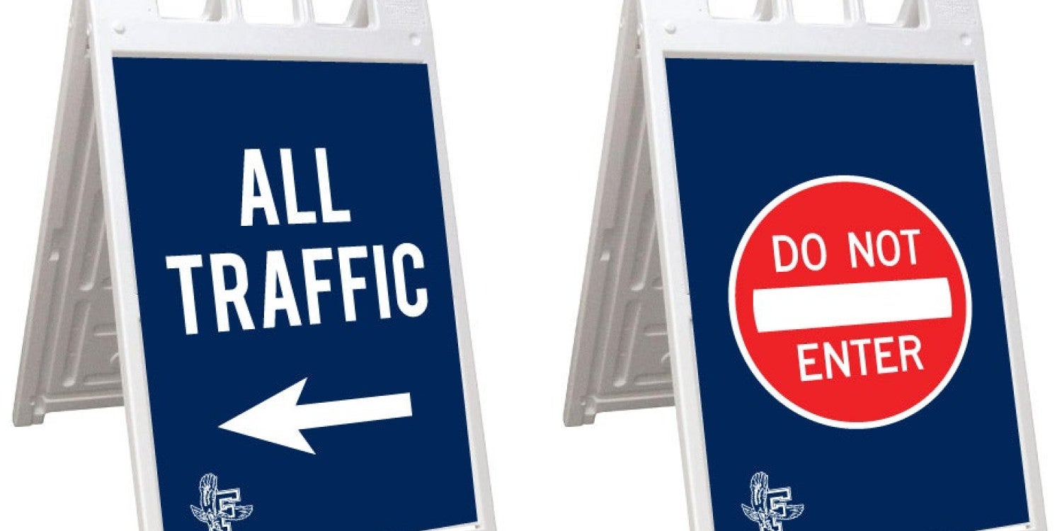 Sidewalk Signs & Curb Signs