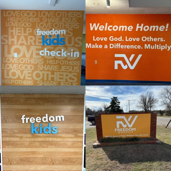 Business signage