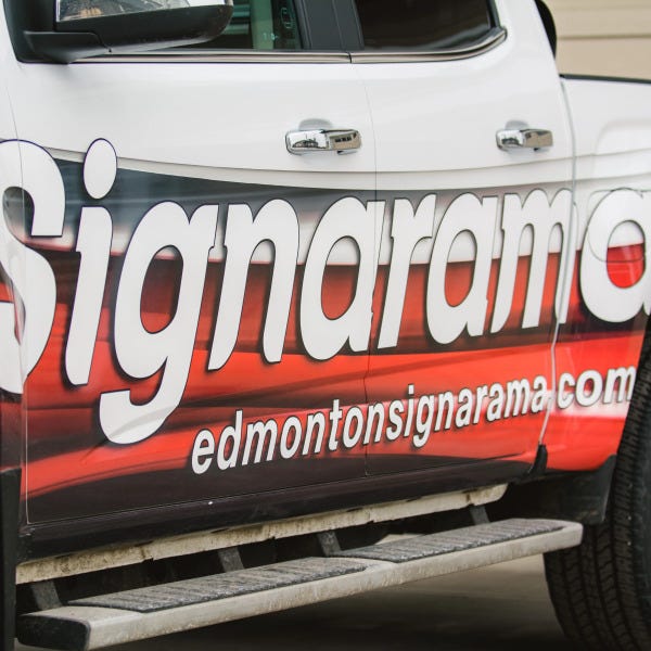 Vehicle Wrap for Signarama in Edmonton, AB