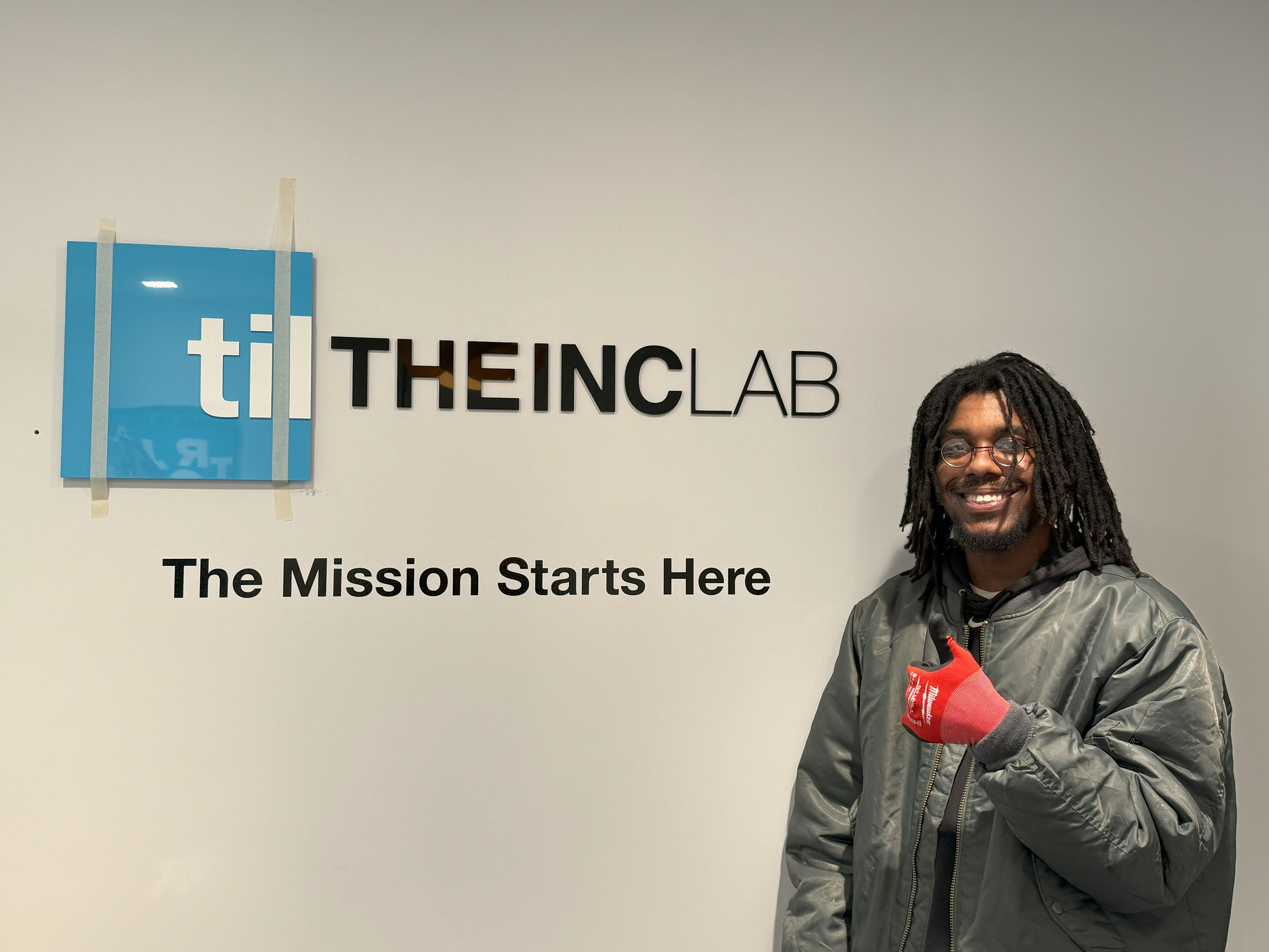 Reception Sign, The INC Lab in Tysons Corner, VA
