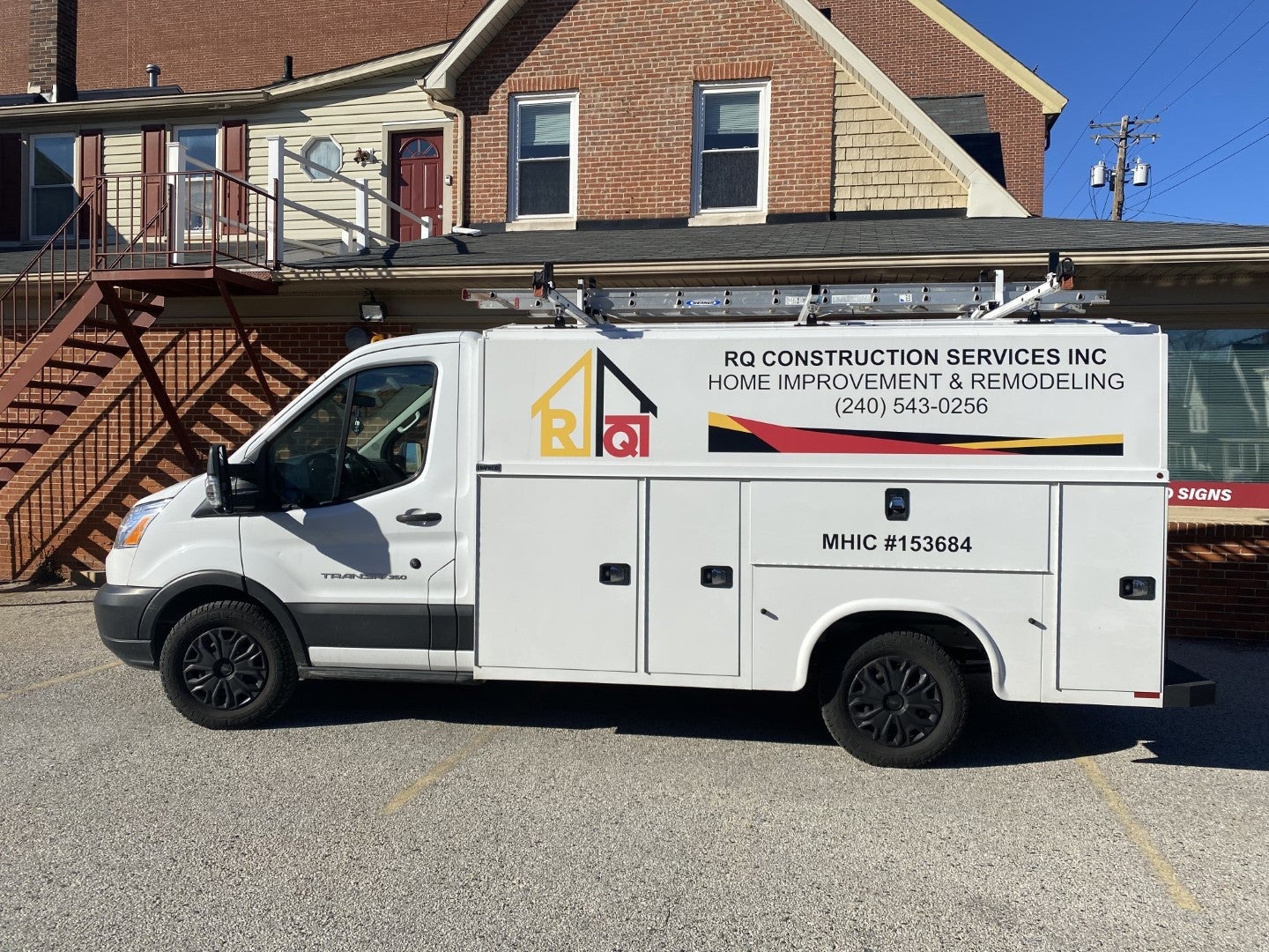 RQ Construction vehicle graphics