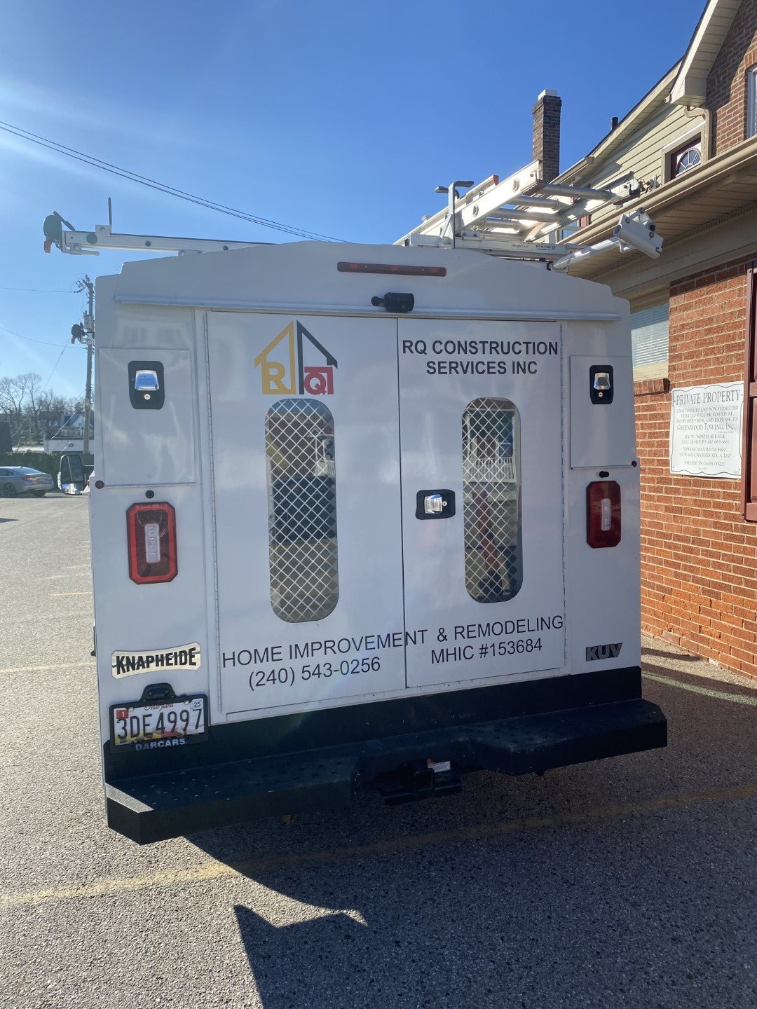 RQ Construction vehicle graphics