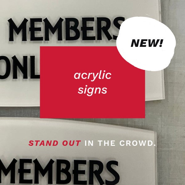 Acrylic signs