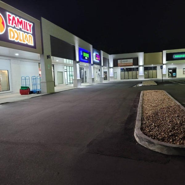 Family Dollar Custom LED Lightbox Building Sign