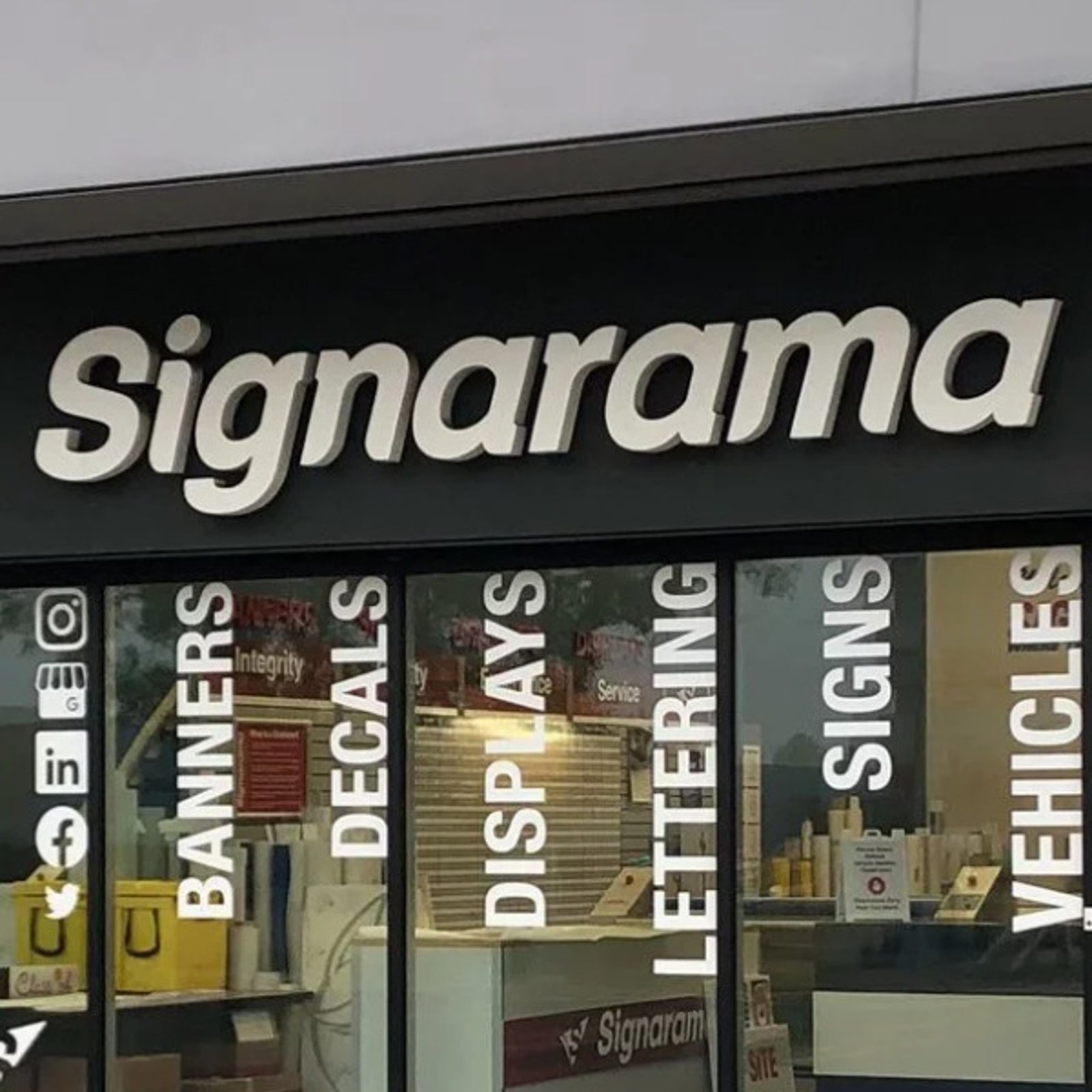 Outdoor Sign for Signarama in Edmonton, AB