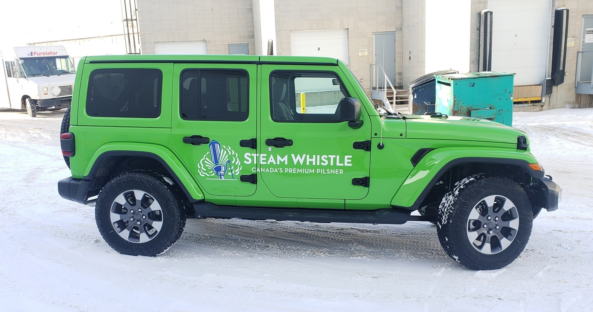 Vehicle Wrap for Steam Whistle Brewing in Edmonton, AB