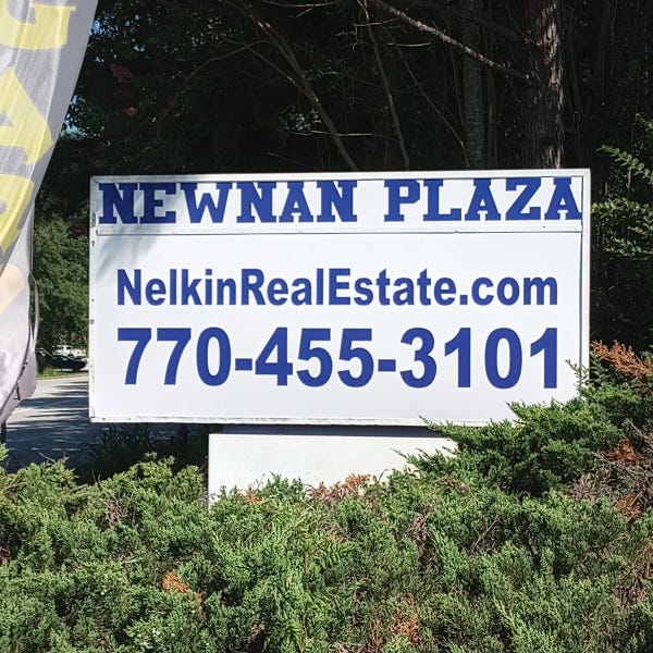 Newnan Plaza Monument Sign