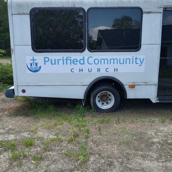 Purified Community Church Bus Decals