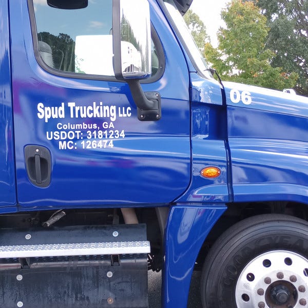 Spud Trucking Vehicle Graphics
