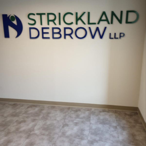 Strickland Debrow Interior Letters