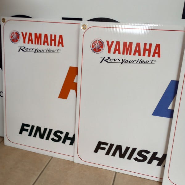 Yamaha Interior Instructional Signs