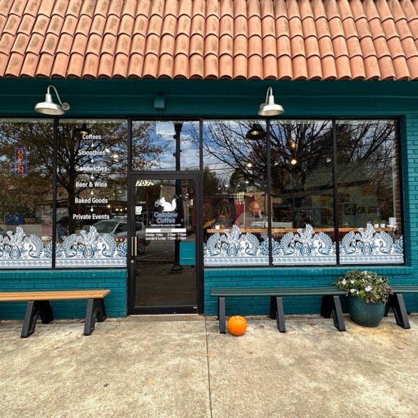 Oakview Coffee Window Vinyl 1