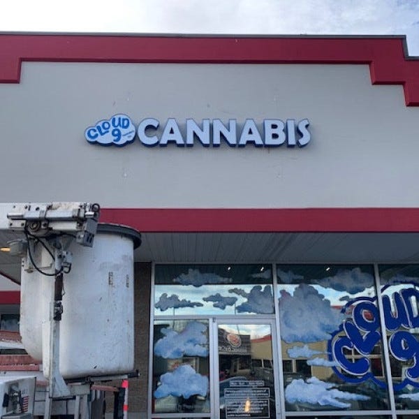 Channel letter store front sign