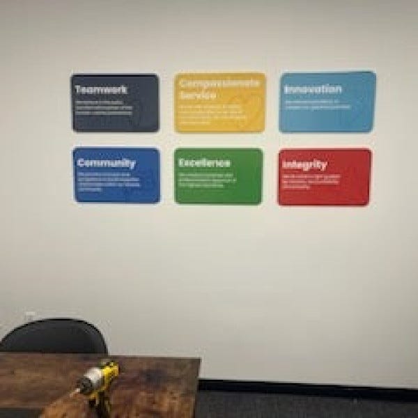 Indoor plaques