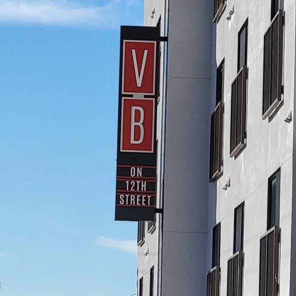 VB On 12th St Apartments, 220 N 12th St • Phoenix AZ 85034 by Arcadia Signarama Phoenix, AZ 85008, 602.954.4680, ArcadiaSignarama.com