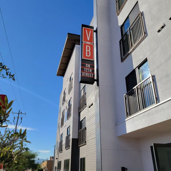 VB on 12th, 220 N 12th St, Phoenix, AZ 85034 by Arcadia Signarama Phoenix, AZ, 602.954.4680, ArcadiaSignarama.com