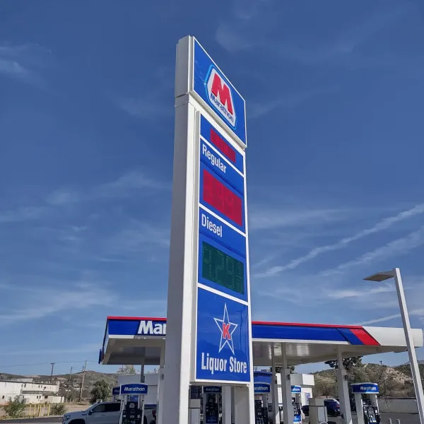 Marathon Gas Station by Arcadia Signarama Phoenix, AZ 85008, 602.954.4680, ArcadiaSignarama.com