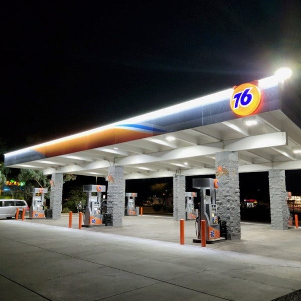 76 Gas Station, Gilbert, AZ by Arcadia Signarama Phoenix, AZ 85008, 602.954.4680, ArcadiaSignarama.com