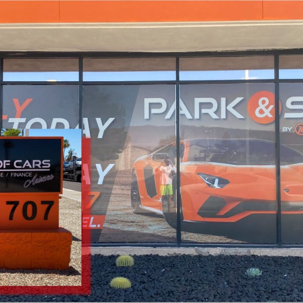 House of Cars 707 N Scottsdale Rd, Scottsdale, AZ 85257 by Arcadia Signarama Phoenix, AZ 85008, 602.954.4680