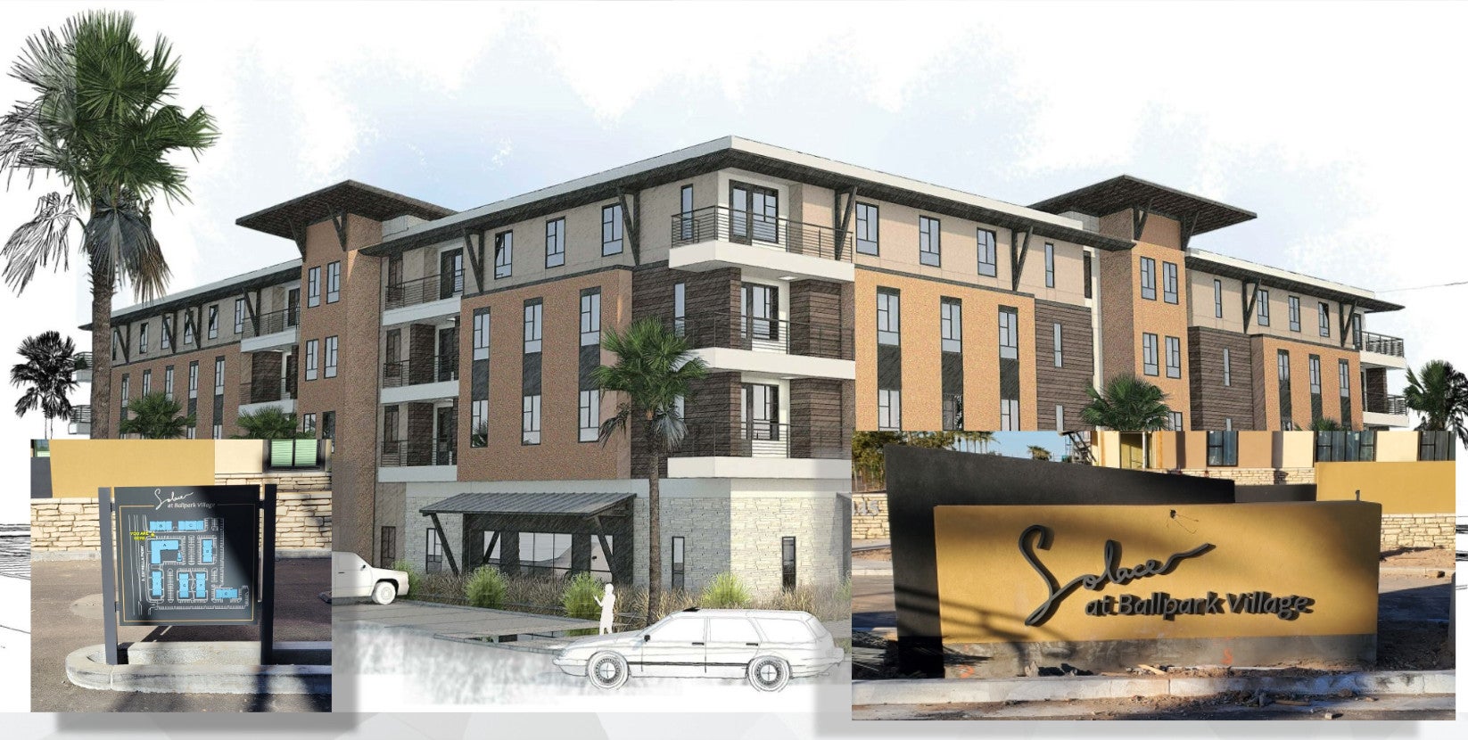 Arcadia Signarama announces another successful project, Solace at Ballpark Village Apartments, Goodyear, AZ