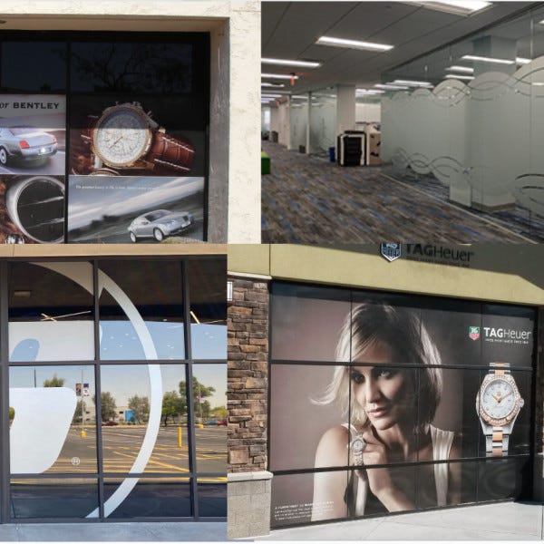 Arcadia Signarama Phoenix, AZ 85008 - Window Graphics Portfolio, 602.954.4680, ArcadiaSignarama.com
