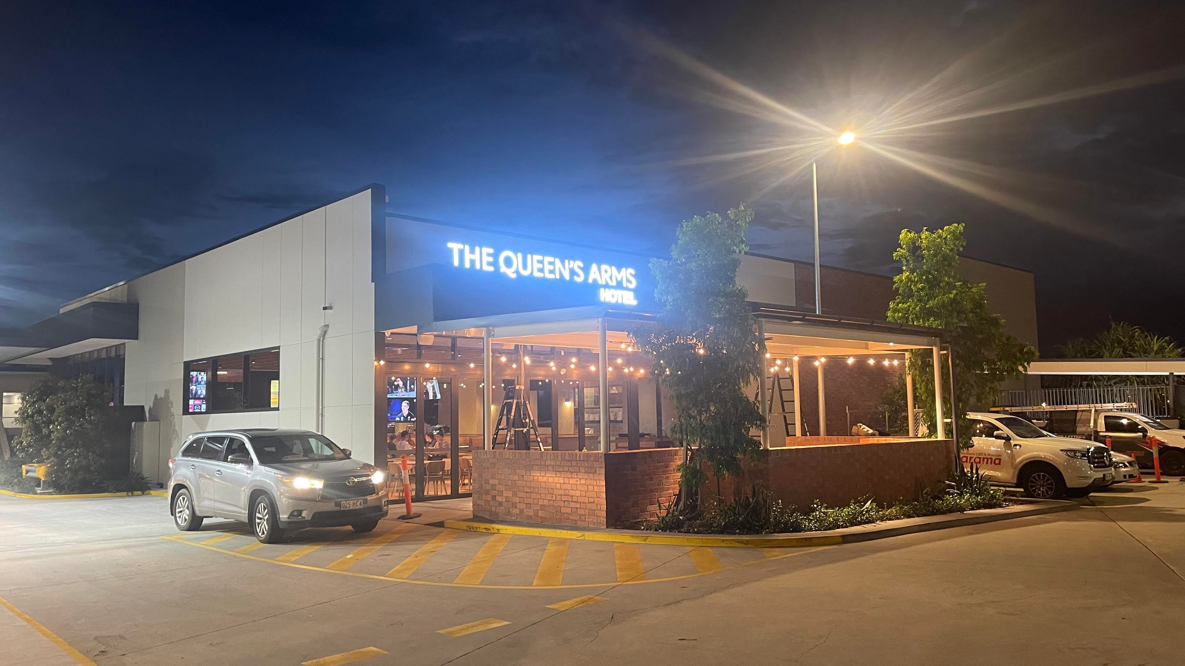 The New QA Hotel Signage - Illuminated 3D Signage