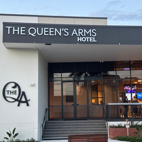 The New QA Hotel Signage - Illuminated 3D Signage