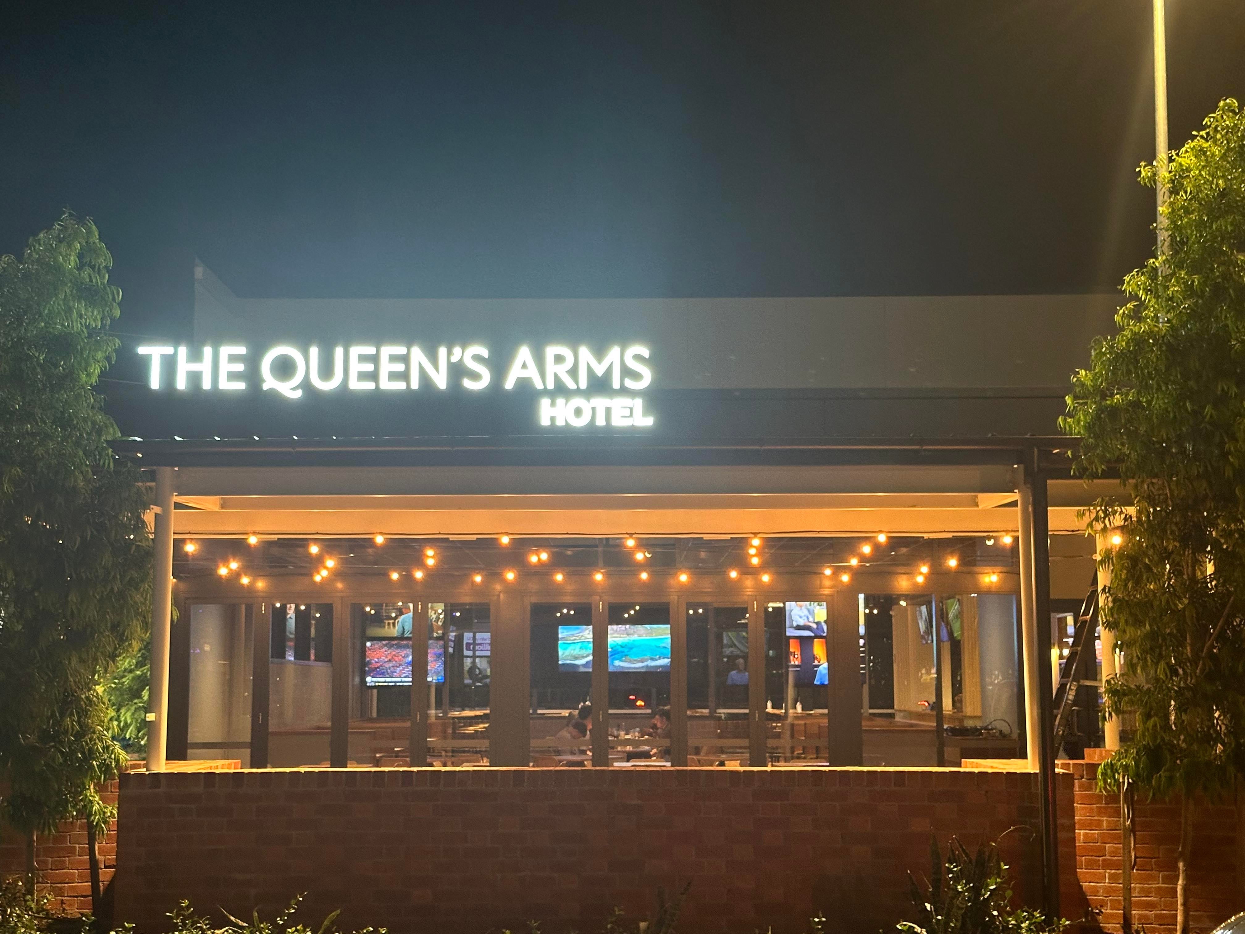 The New QA Hotel Signage - Illuminated 3D Signage