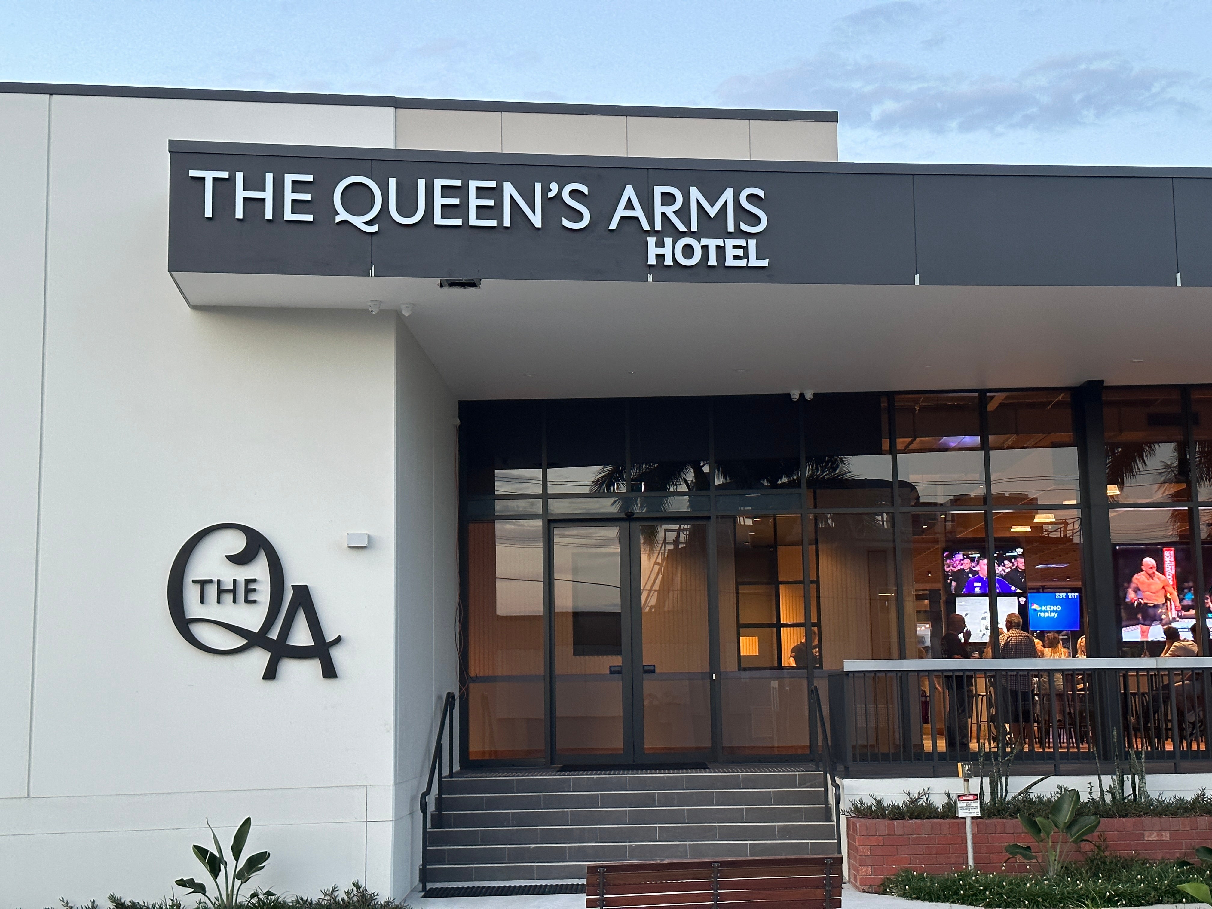The New QA Hotel Signage - Illuminated 3D Signage