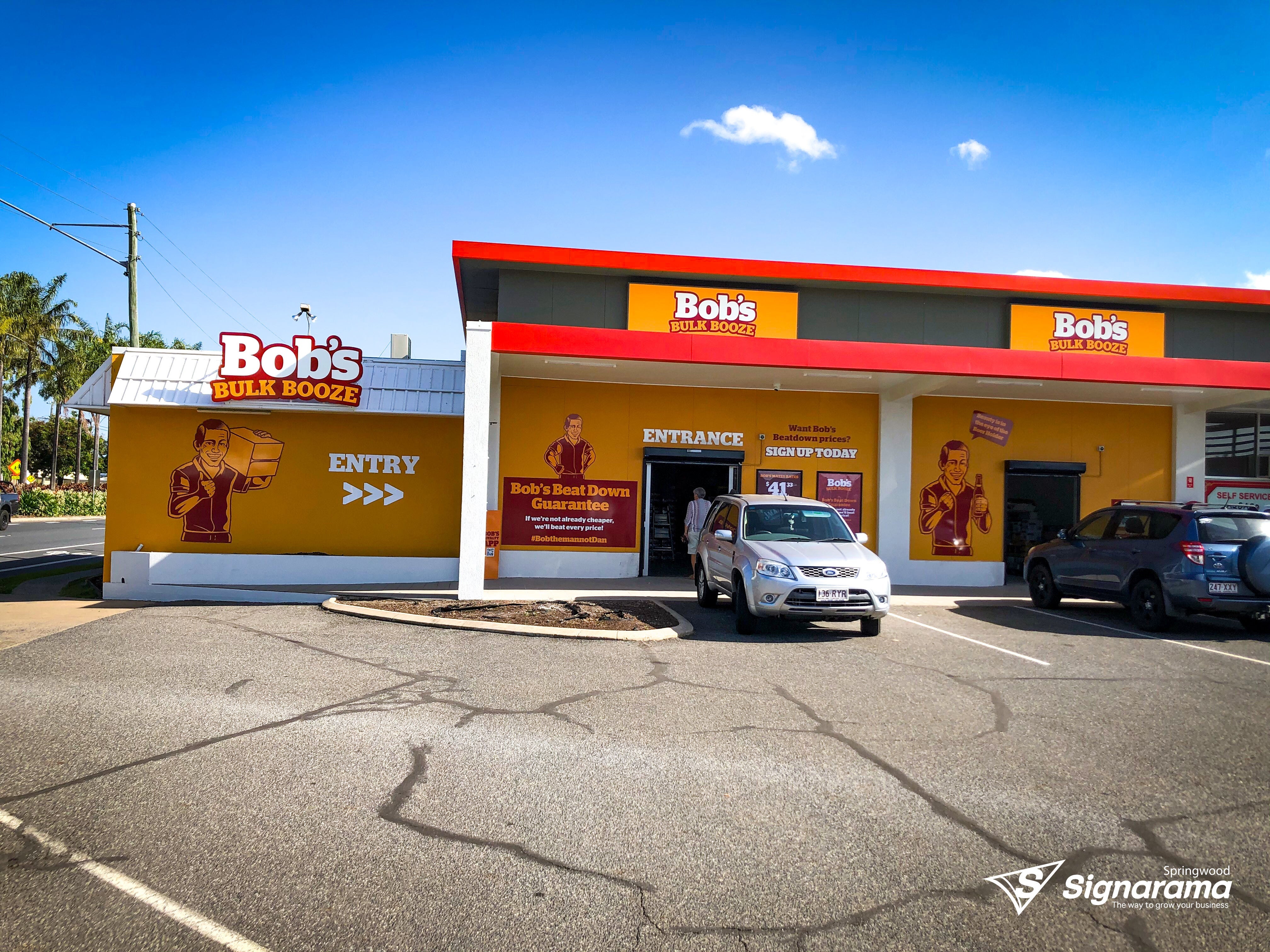 Bob's Bulk Booze Rockhampton Shop Fit-out