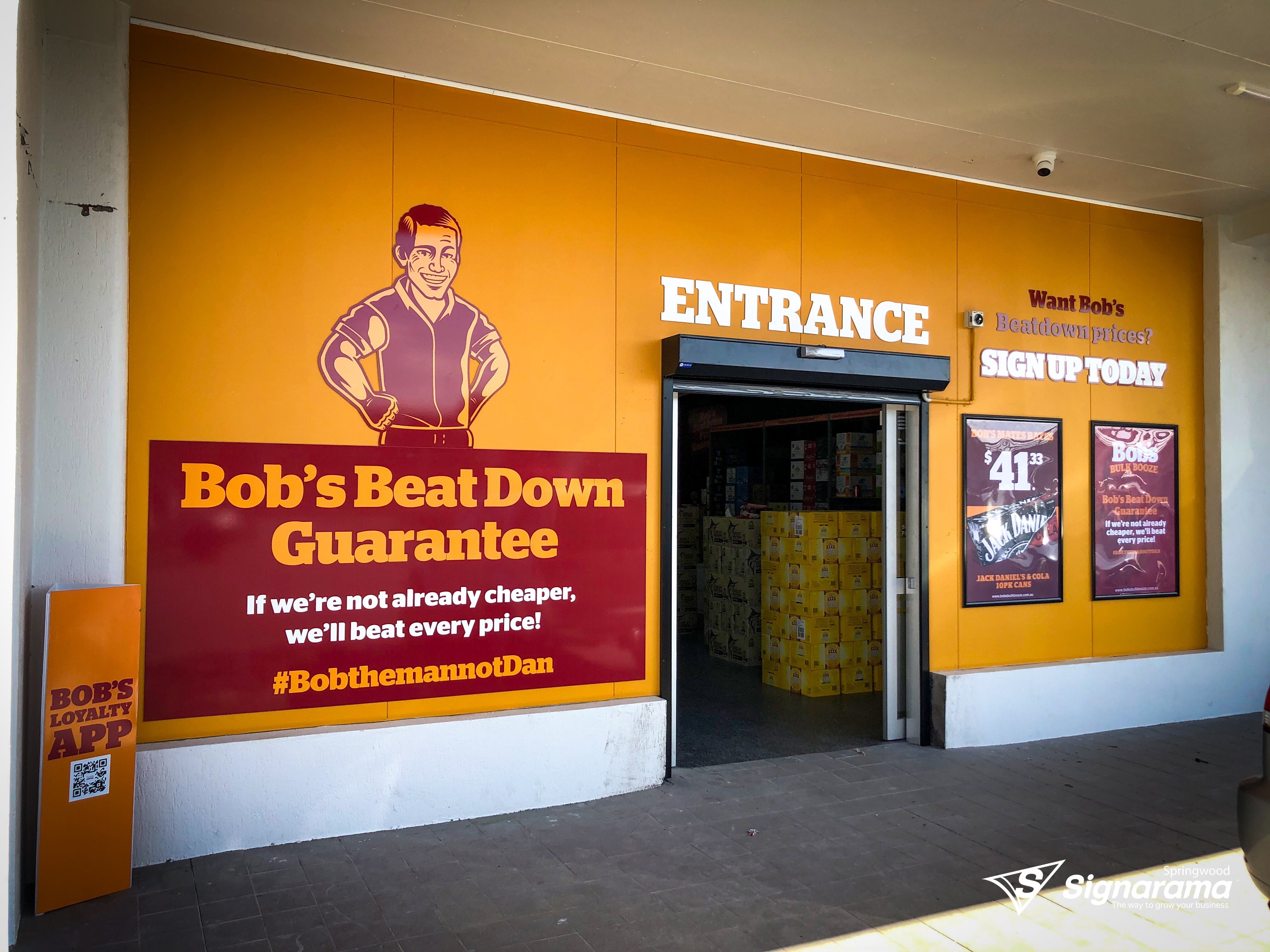 Bob's Bulk Booze Rockhampton Shop Fit-out