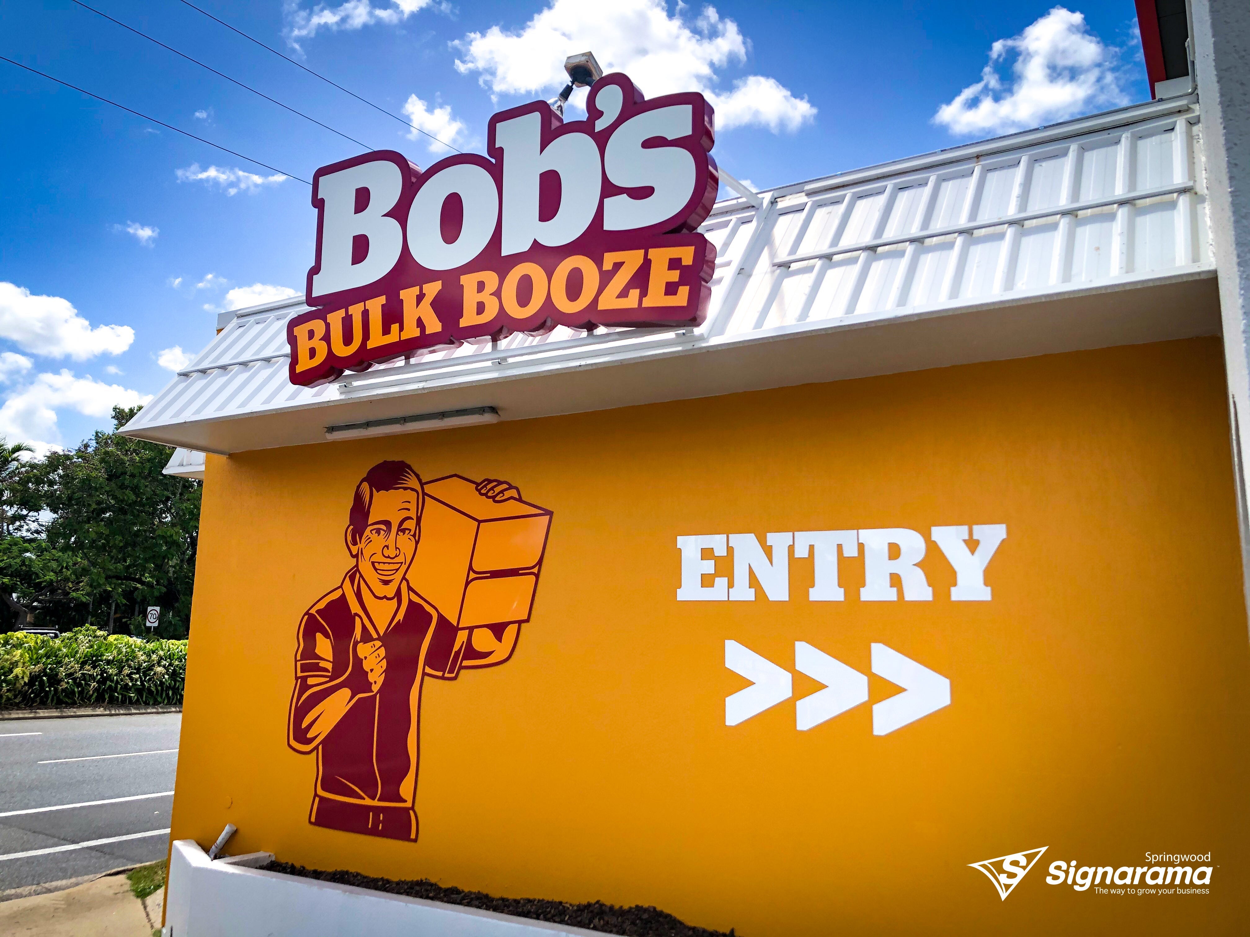 Bob's Bulk Booze Rockhampton Shop Fit-out