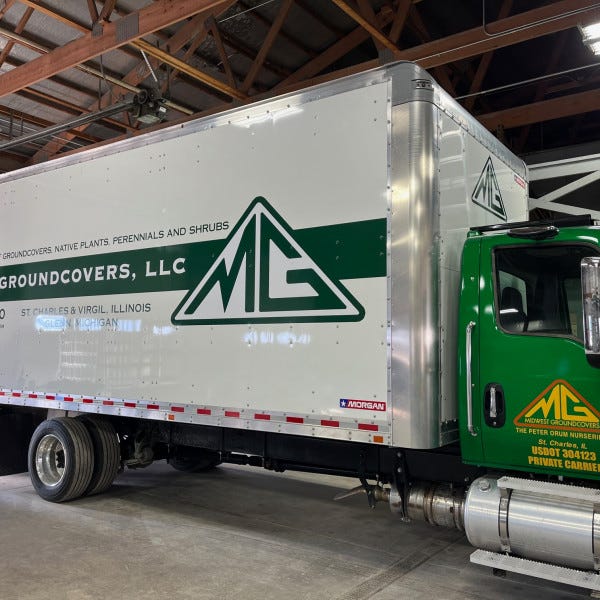 Midwest Groundcovers Box Truck Passenger side