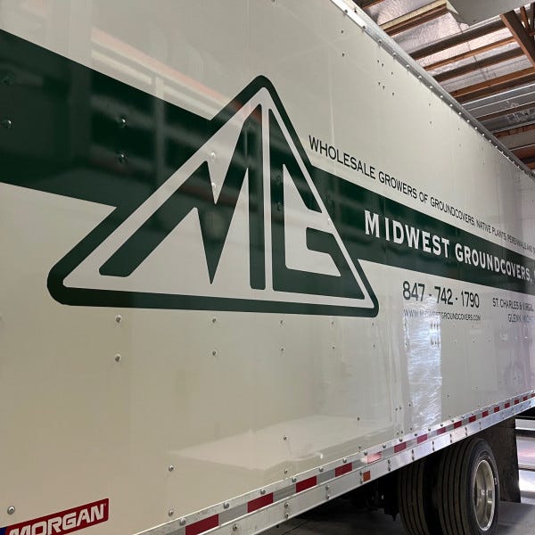 Midwest Groundcovers Box Truck Driver Side