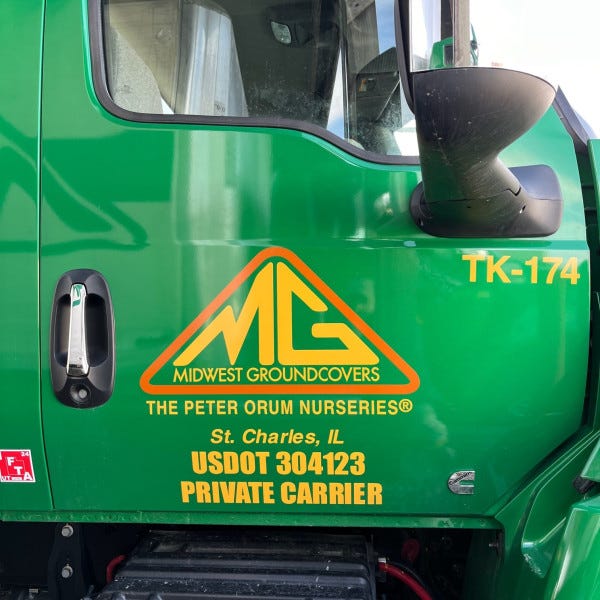 Midwest Groundcovers Truck No.s TK 174 Passenger side