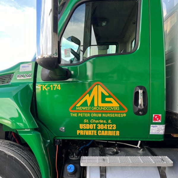 Midwest Groundcovers Truck No.s TK 174 Driver side