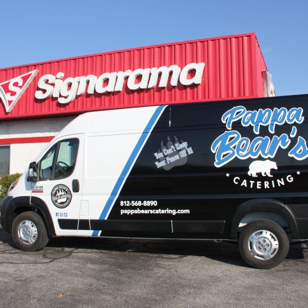 Pappa Bears Catering Truck Vehicle Wrap