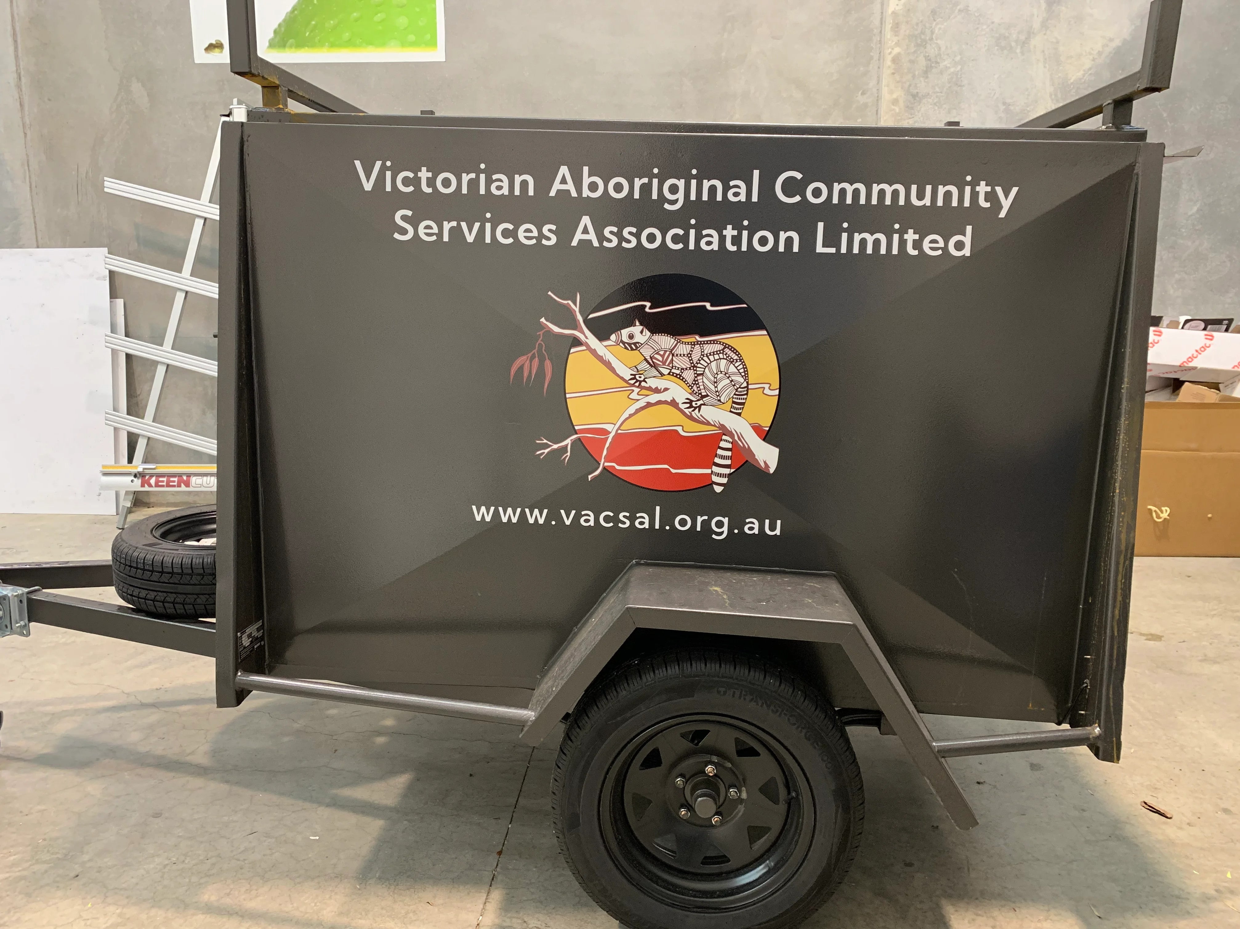 Trailer Signs - Victorian Aboriginal Community Services Association Limited - Preston VIC