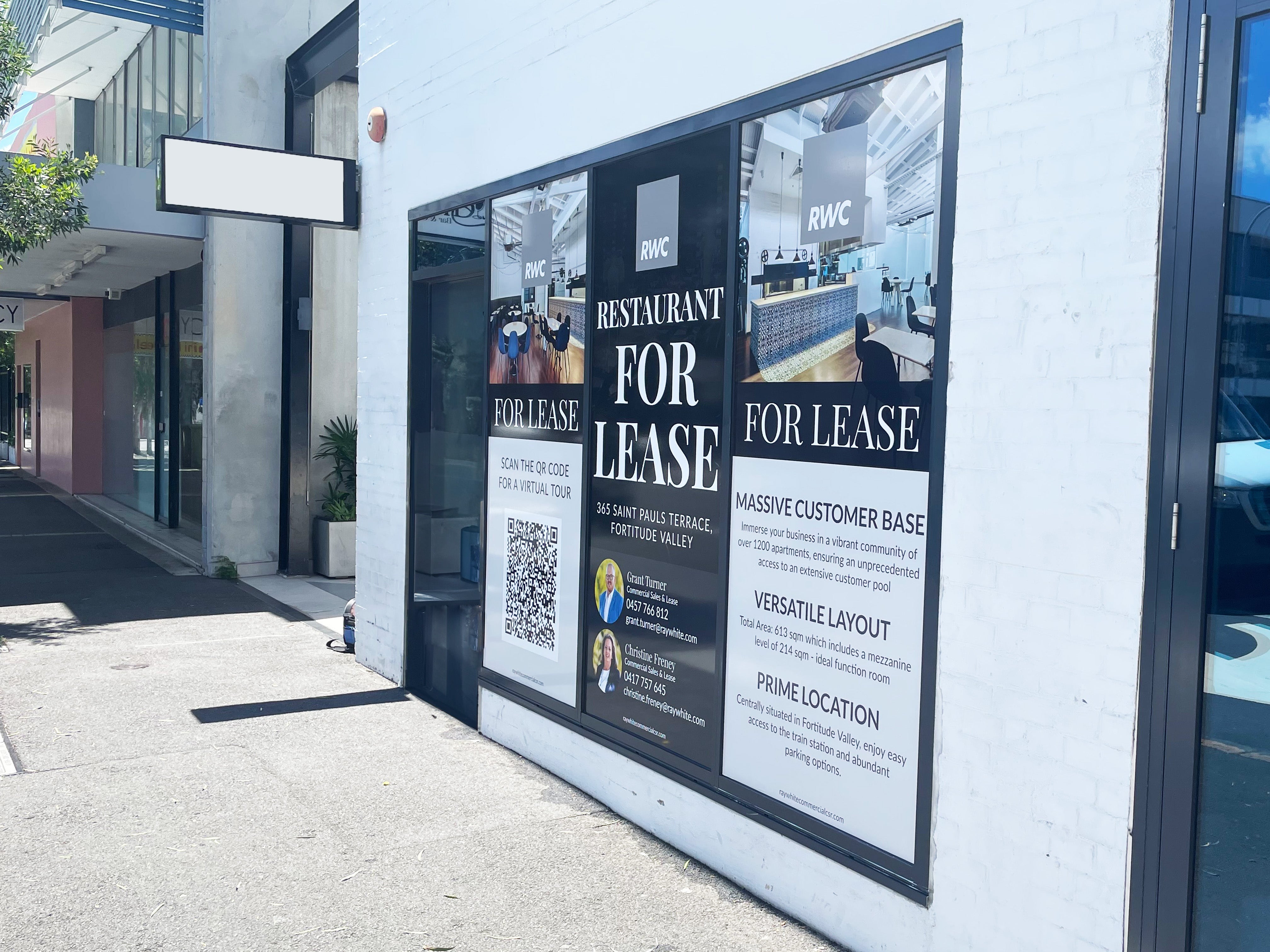 Real Estate Signage to advertise your space.