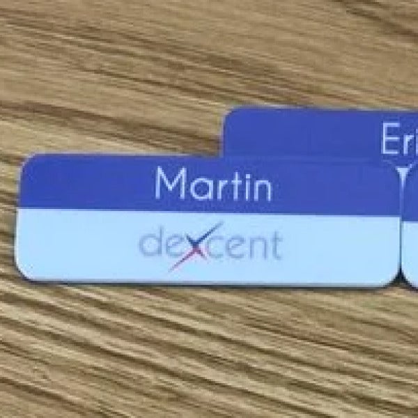 Custom Nametags for Dexcent in Edmonton, AB