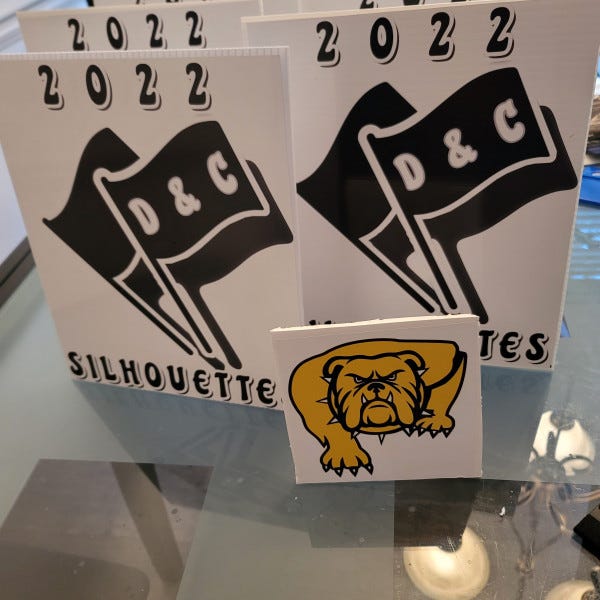 D&C Silhouette Coroplast Signs
