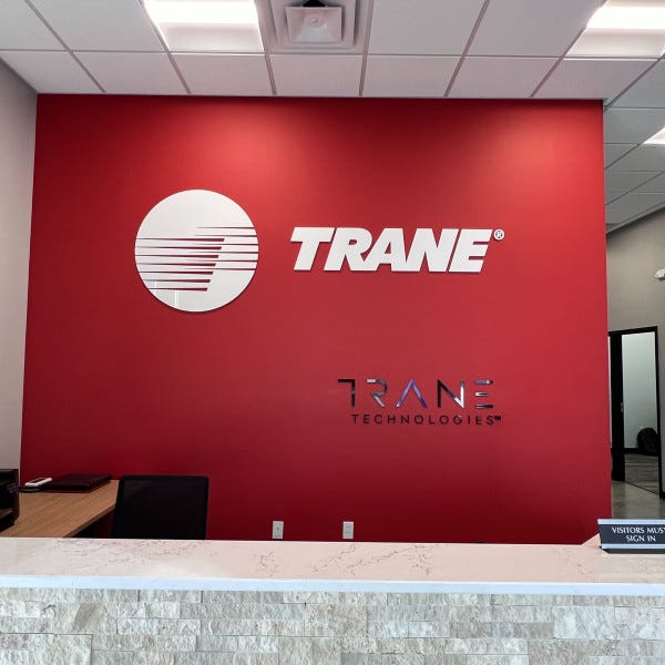 Ankeny Trane Acrylic Wall Graphics