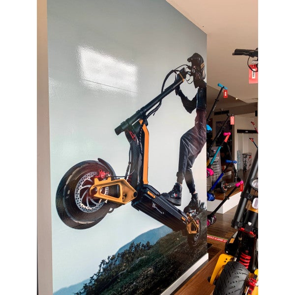 Wall Graphics - Scooter Hut - Fairfield.