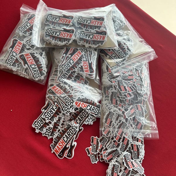 Nash Cards stickers