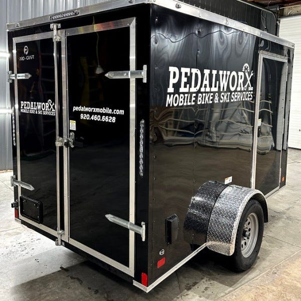 Pedalworx Trailer Graphics _ Rear Passenger Angle