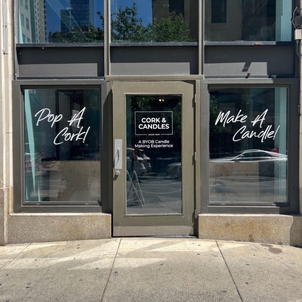 Cork and Candles Philly Locations window graphics (1)